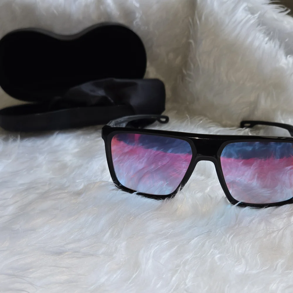 Carrera Unisex Women's Sunglasses Rare Blue Shaded Red Lense Festival Edition